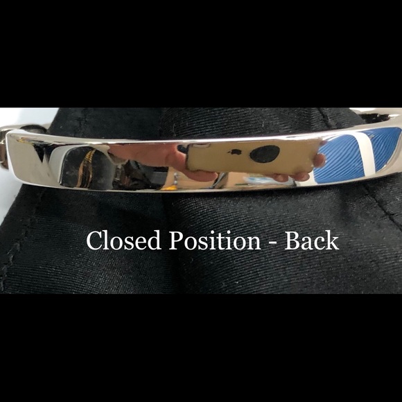 Swarovski Brushed Silver(tone) Bangle - Picture 5 of 6